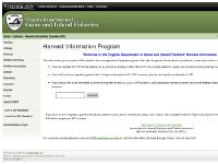 Virginia Division of Wildlife's Harvest Information Program Virginia Division of Wildlife's Harvest Information Program