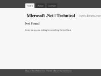 Microsoft .Net | Technical