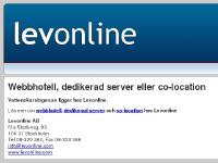 Dedicerad server, VPS och avancerat webbhotell hos Levonline - Vattenskarningen.se Dedicerad server, VPS och avancerat webbhotell hos Levonline - Vattenskarningen.se