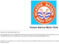 vbmc - Vickers Barrow Motor Club