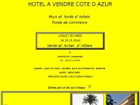 vente hotel Cote d'azur et hotels Cannes