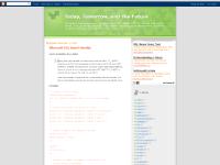 Today, Tomorrow, and the Future Today, Tomorrow, and the Future