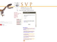 vertpaleo.org The Society, Annual Meeting, Publications