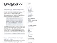 A World About to Change… - A World About to Change… -