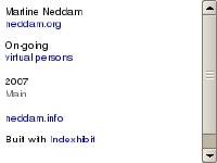 Main : Martine Neddam