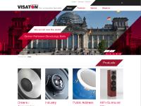 visaton.se VISATON, Lautsprecher, loudspeaker visaton.se VISATON, Lautsprecher, loudspeaker