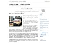 Visco Memory Foam Mattress Visco Memory Foam Mattress