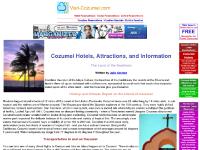 Cozumel Hotels, Attractions, and Information