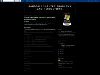 Random Computer Problems and Resolutions