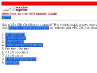 voucherexpress.mobi VEX Gift Certificate, VoucherExpress, voucherexpress