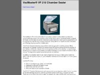 VacMaster VP210 Chamber Sealer