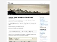 vStorage | Virtualization and Storage