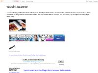 vupointscanner.com The Magic Wand Portable Scanner., BlogThis!, portable document scanners