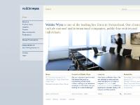 Home – Walder Wyss Attorneys at Law – Zurich, Basle, Berne, Lugano