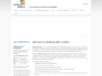 Walking with leaders - Masterclasses in leadership and coaching