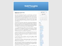walkthoughts.wordpress.com WalkThoughts, Current Reading, Several weeks ago walkthoughts.wordpress.com WalkThoughts, Current Reading, Several weeks ago