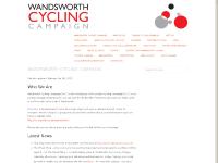 Wandsworth Cycling Campaign: Who We Are Wandsworth Cycling Campaign: Who We Are