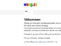 Välkommen — Wang.se Välkommen — Wang.se
