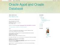 Oracle Apps and Oracle Database Oracle Apps and Oracle Database