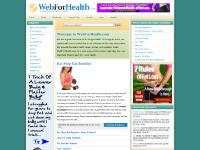 webforhealth.com diet reviews, health tips, health information