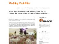 Wedding Chair Hire
