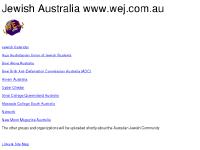 Jewish Australia www.wej.com.au Jewish Australia www.wej.com.au