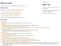 Wejnovo doupě | Wejn's lair