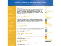 Software for Exploratory Data Analysis and Statistical Modelling - Statistical Modelling with R Software for Exploratory Data Analysis and Statistical Modelling - Statistical Modelling with R