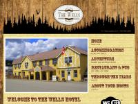 The Wells Hotel. Accommodations, Lodging, Rooms, Country Inns, Wells Barkerville, British Columbia The Wells Hotel. Accommodations, Lodging, Rooms, Country Inns, Wells Barkerville, British Columbia