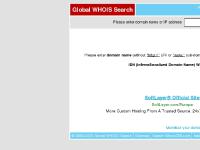 Global WHOIS Search Global WHOIS Search