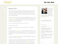 Deep Ganatra's Personal Blog Deep Ganatra's Personal Blog