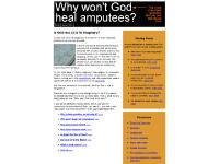 whywontgodhealamputees.com whywontgodhealamputees.com