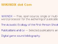 wikindx.com wikindx, bibliographic, bibliography