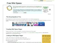 Free Wiki Space Free Wiki Space