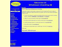Välkommen till&nbsp; Wilhelmsson Utveckling