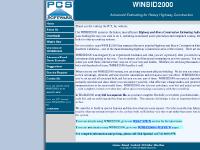 WINBID2000 -- Highway and Heavy Construction Estimating software, for bidding and quotes and job management. WINBID2000 -- Highway and Heavy Construction Estimating software, for bidding and quotes and job management.