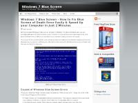  Scan your computer for free, Windows 7 Blue Screen
