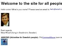 liten wisell.com skärmbild