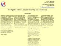 James Wiseman, Investigation Services James Wiseman, Investigation Services