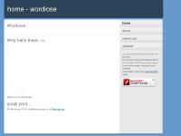wordiose - home - wordiose