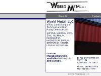 copper iron postassium zinc metal salts - World Metal LLC copper iron postassium zinc metal salts - World Metal LLC