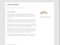 Wordpress Events Calendar Plugin