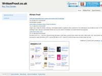 Written Proof at WrittenProof.co.uk