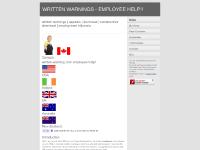 WRITTEN WARNINGS - EMPLOYEE HELP!!