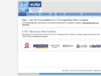 wyltp.com Viewing Options, WY Local Transport Plan, MyJourney - LTP3