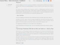 Xavier Riley - Web Developer, Guildford