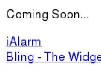 xultrasoft.com iAlarm, Bling - The Widget