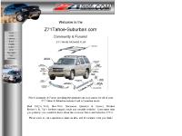 Welcome to Z71Tahoe-Suburban.com! Welcome to Z71Tahoe-Suburban.com!