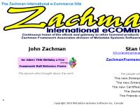 zachmaninternational.com ZachmanFrameworkAssociates.com