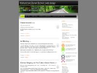 zainal.wordpress.com Mohammed Zainal Bahrain web design, about.ME();, I have moved&nbsp;